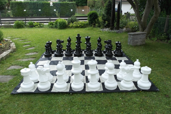 الشطرنج في الهواء الطلق حديقة الشطرنج حصيرة