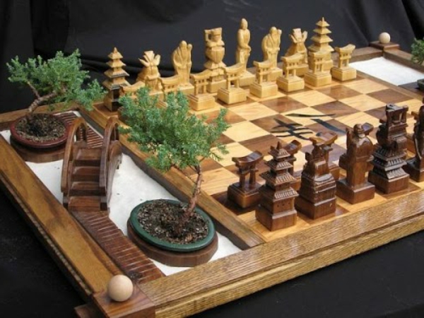 szabadtéri sakk-kevésbé