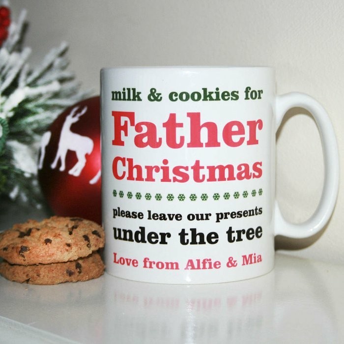 персонализирана чаша за кафе и за Коледа и за татко