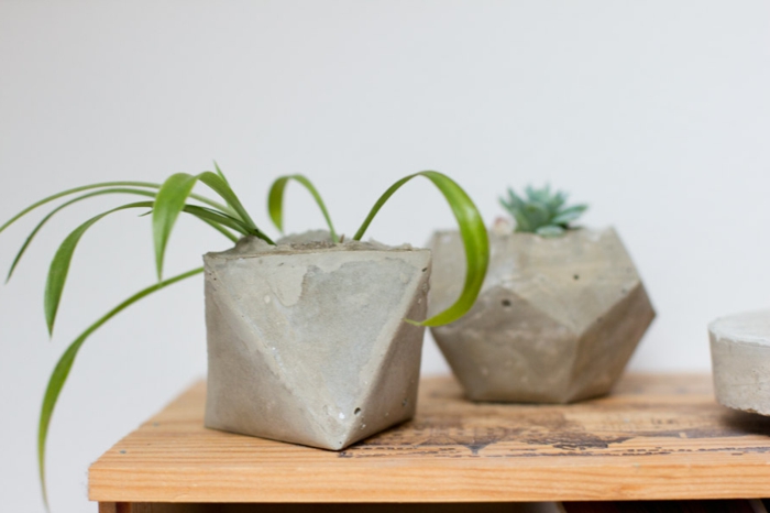 Posuda za cvijeće-of-beton-DIY-modeli