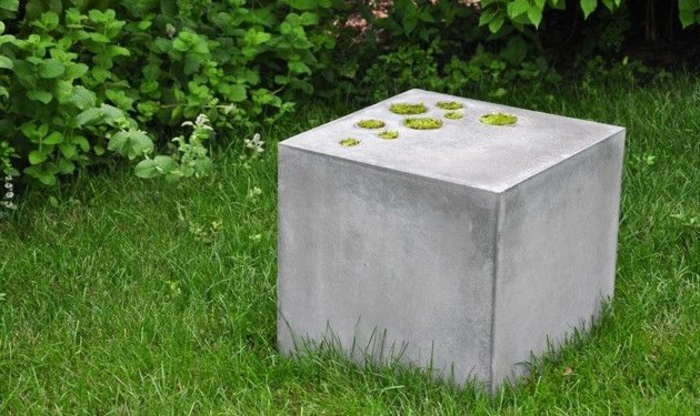 Posuda za cvijeće-of-betonske kocke-dizajn