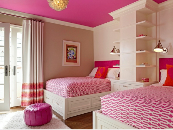 ροζ κουβέρτα για παιδικό δωμάτιο