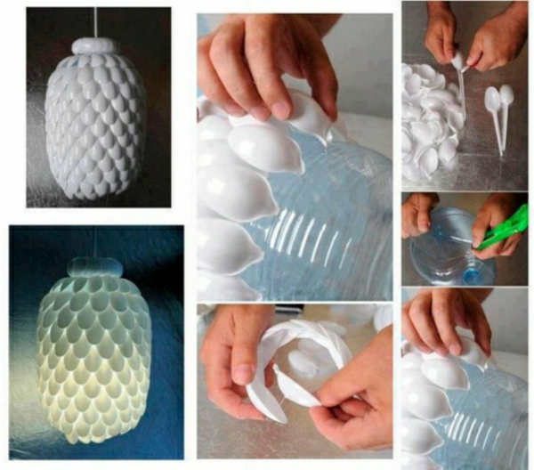 plastiklöfel-dizajn ideje-luster-sebe-make