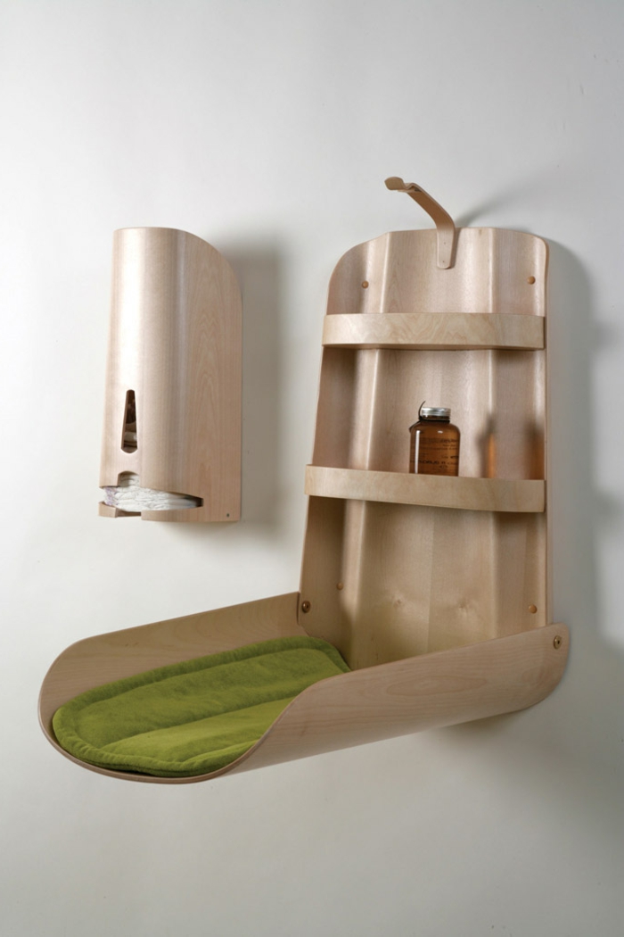 muebles de madera-modelo de ahorro de espacio
