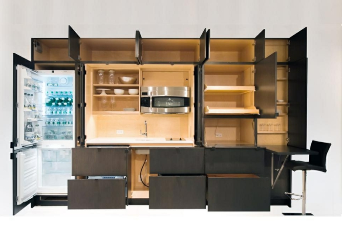 Ahorra espacio-muebles-super-mirada-moderno-armario #