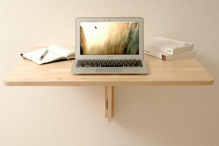 tilaa säästävä-työpöydät-mielenkiintoinen-DIY-ideoita moderni suunnittelu