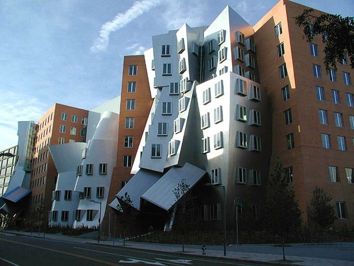 arquitectura post-moderna como a uno Terremoto