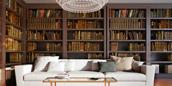 منزل خاص - مكتبة