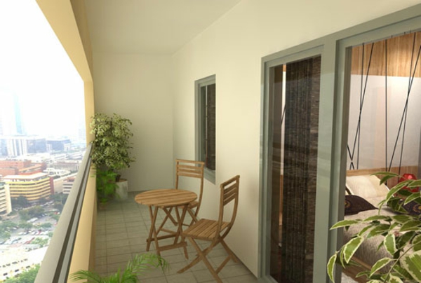 Malih dimenzija balkon-namještaj-balkon-uljepšati-balkon-deco-ideje-balkon-gestalten-