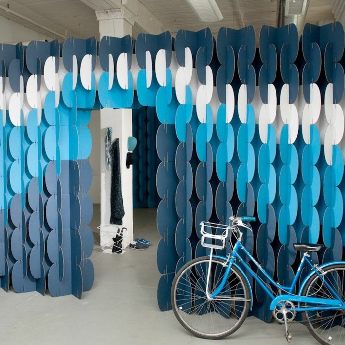 prostor odred-ideje-plavo-atraktivno-zid