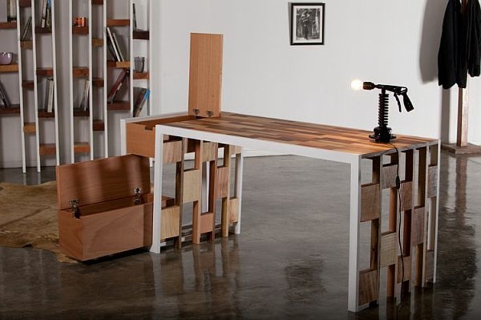 újrahasznosítás ötletek-cool-bútor-modern-desk