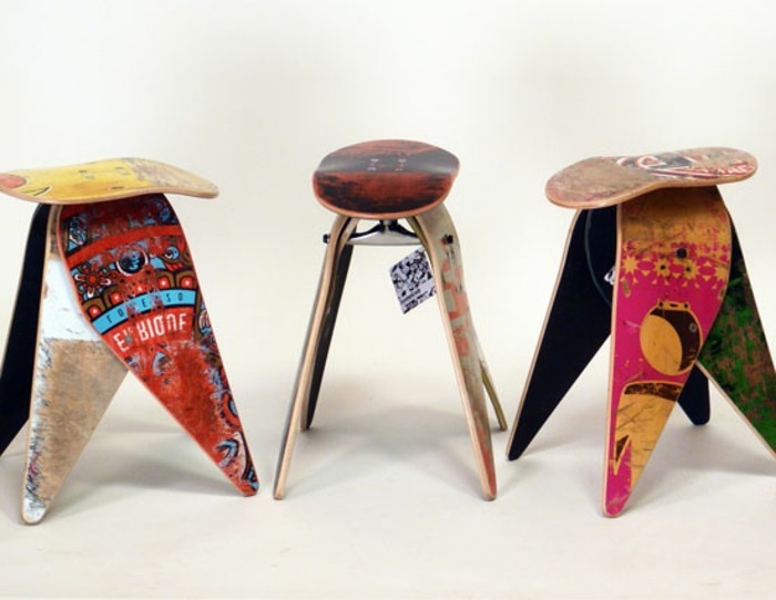 Reciclaje creativo-modelo-sillas muebles
