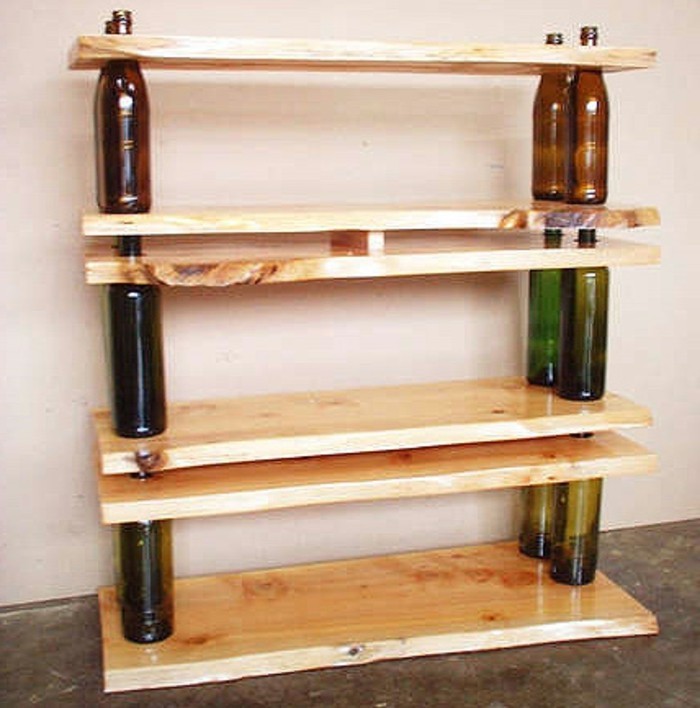 reciclaje de muebles de madera original de una estantes