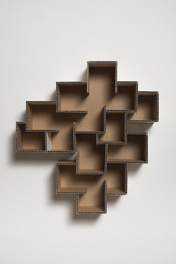 estantería-cartón-cartón de cartón-muebles-sofá-de-cartón