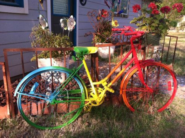 Rainbow колело украса до къщата