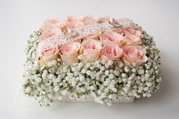 Romaničko-Cvjetni Deco vjenčanje ukras-tischdekoration-osjetljiva-ruže