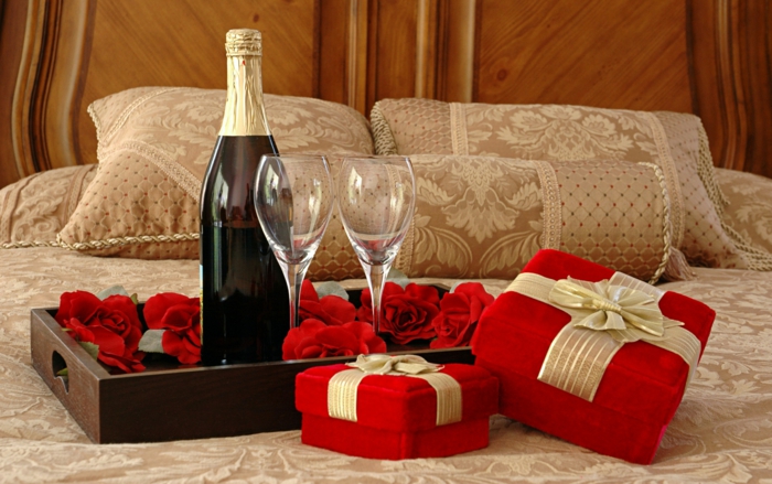 romantična posteljina darovi-i-napitci