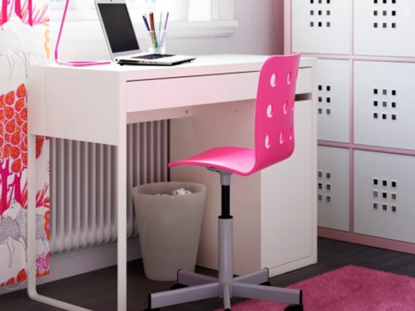 удобен дизайн розово бюро стол за деца