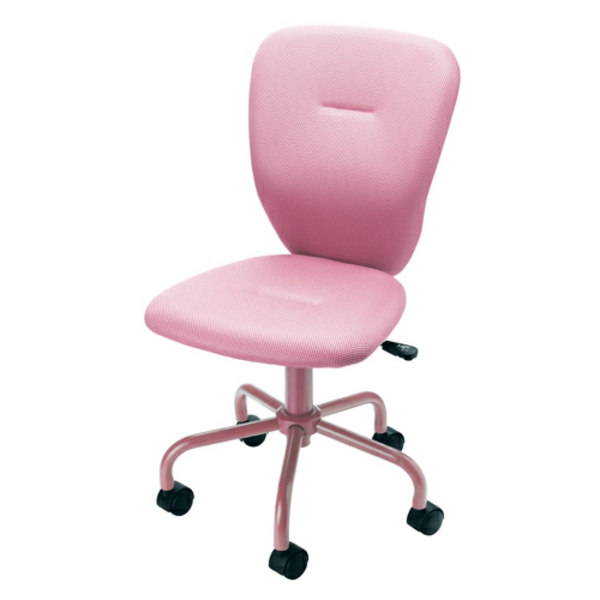 розово-комфортен офис стол Елегантен модел офис мебели
