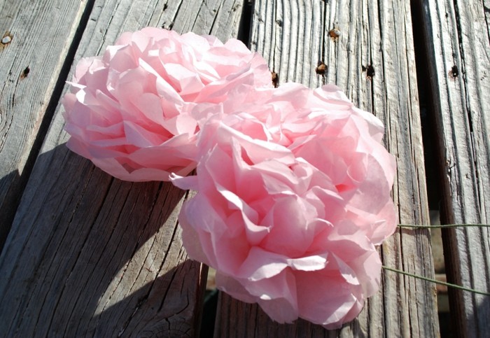 розово-красиво цвете сам вземане занаятчийски идеи-с-хартия
