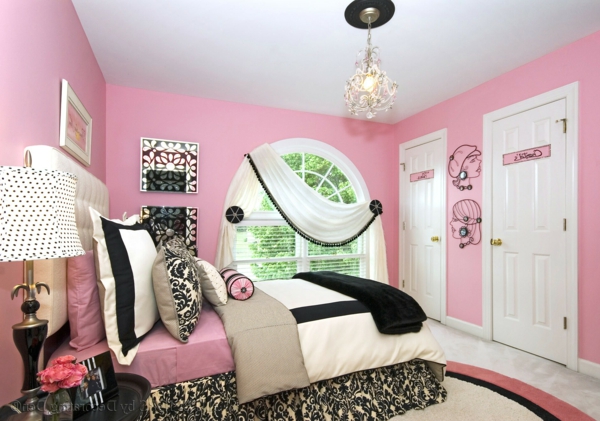 комплект с розови младежта спалня