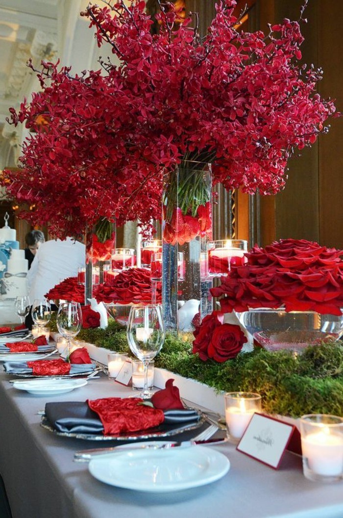 Table Day Red Valentine décoration-vous-faire