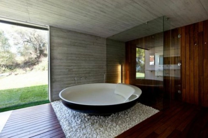 राउंड स्नान-रचनात्मक डिजाइन-बाथरूम