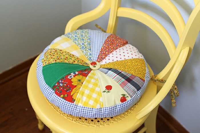 gömbölyű Sitzkissen-by-székek, színes párnák, párnák stuhlauflagen_runde