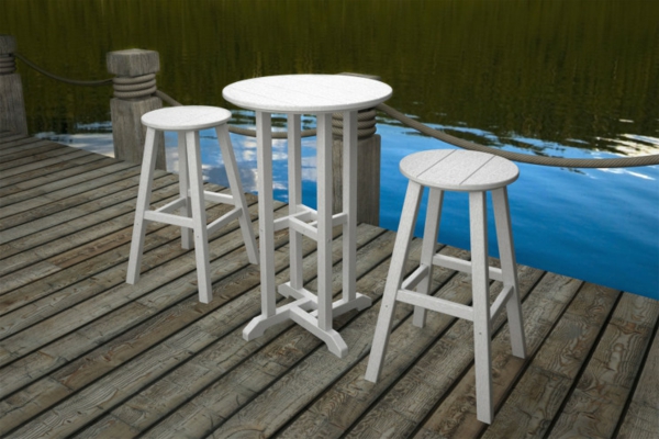 round-bartisch-και-δύο-καρέκλες-χρώμα σε λευκό
