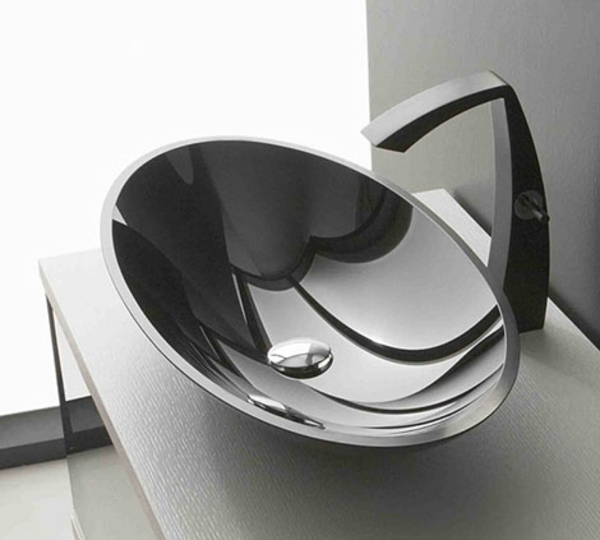 кръгла мивка-модерен дизайн-идея