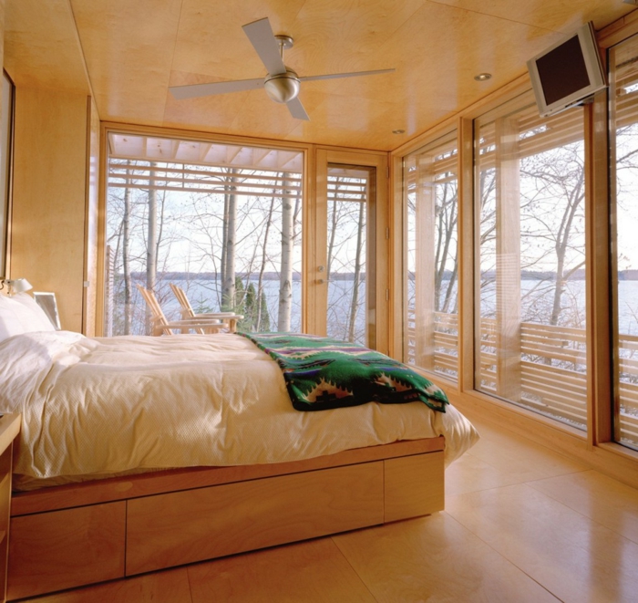 maalaismainen-moderni-katto-fan-mekot-up viihtyisä makuuhuoneen-perääntyä-miten-to-close-kokoa