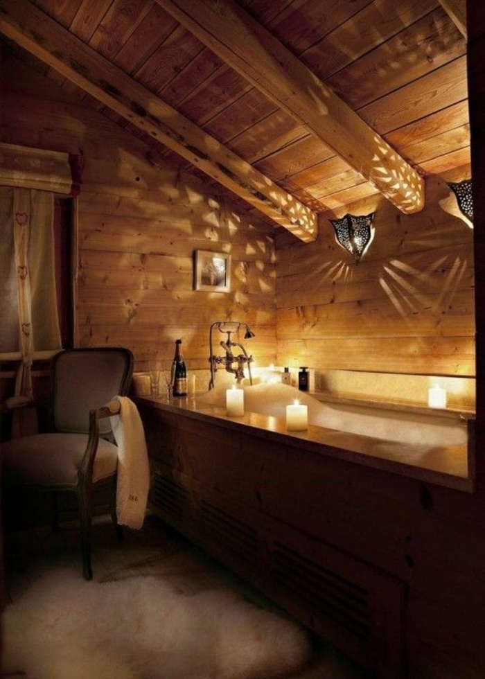 rusztikus fürdőszoba tervezés fürdő gyertya tervező lámpák