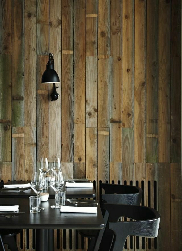 rustikalnom zid pločica od drva-stijenke pločica-wandgestaltungsideen-