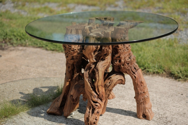 belle, créative-table rustique de Driftwood