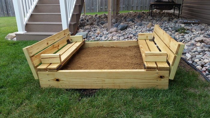 пясък-сам изграждане на отворени пясък в градината
