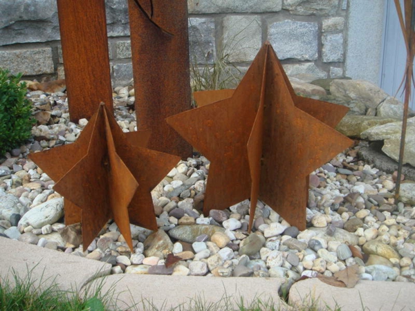 szép-Gartendeko-patina csillagok Idea