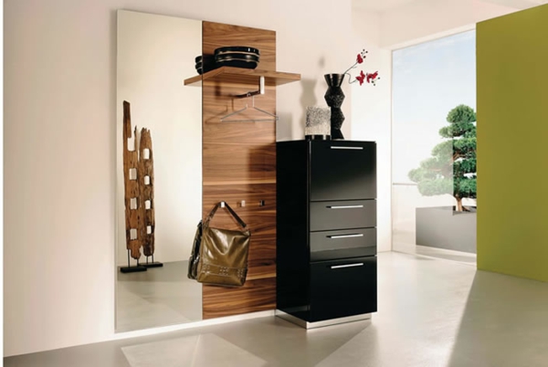 bellas ideas-para-el-interior-con-muebles de madera-para-el-Flur--