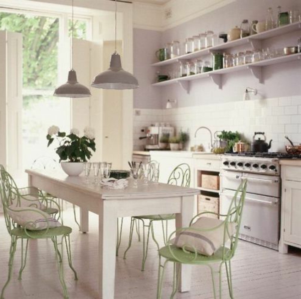 красив дизайн на кухня-с-ретро мебели-пра-идея