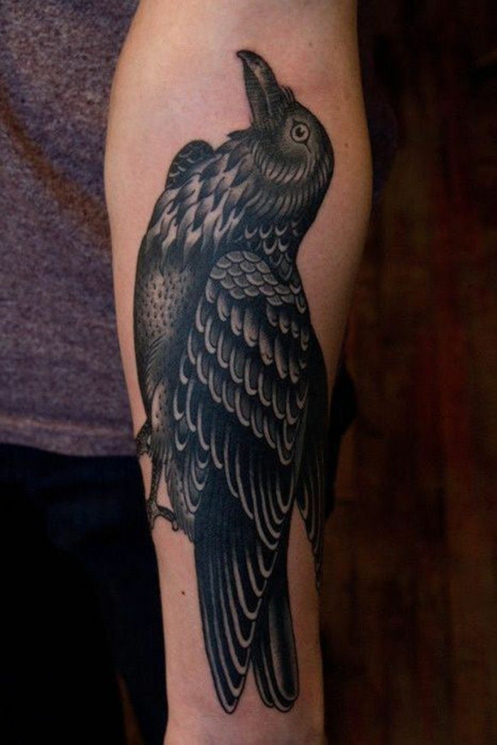 όμορφο τατουάζ πουλί τατουάζ στον καρπό