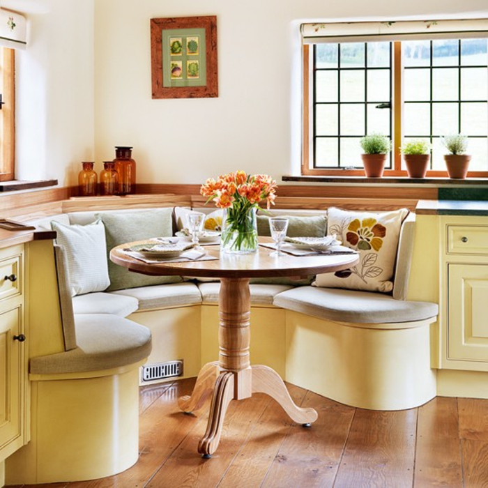 gyönyörű sarokpad körös-kényelmes-konyha-in-vidéki stílusban