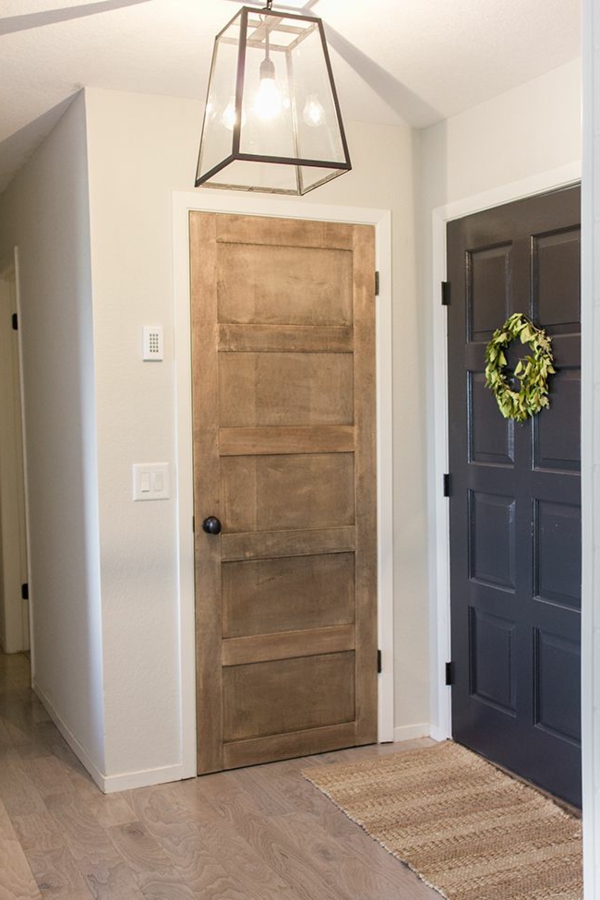bella-puertas interiores de madera - moderno diseño-para-el-interior