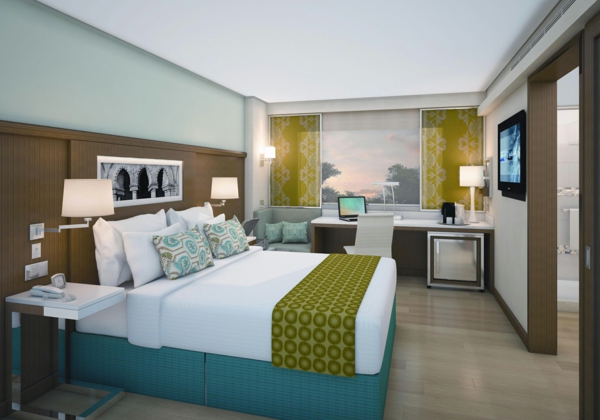 красив двустаен съоръжение двустаен-дизайн спалня-настройка einrichtugsideen- стаи за гости