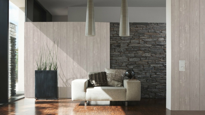 -Papel pintado de madera preciosa óptica de pared de diseño de pared de madera Optic-wallpaper-wallpaper-ideas-estar-pared de diseño