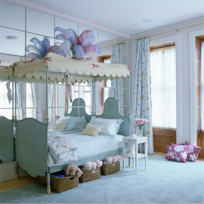 las ideas-para-niña-atractiva-camas bella modelo dormitorios