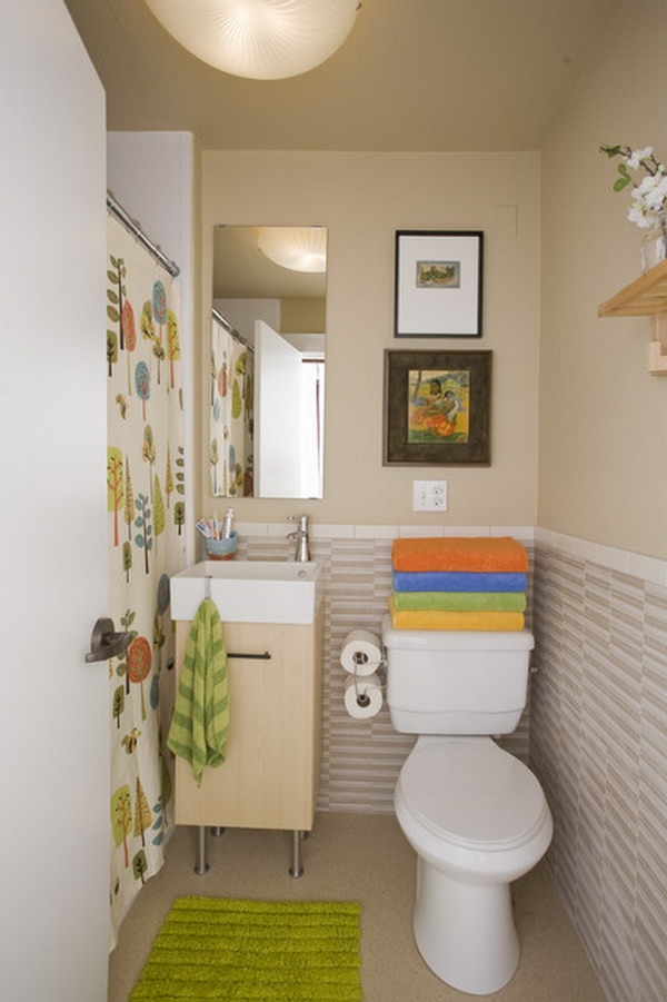 lijepo-dnevni-kupaonica - slike na zidu