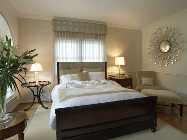 Красива спалня интериорен дизайн идея-с-красив цвят слонова кост
