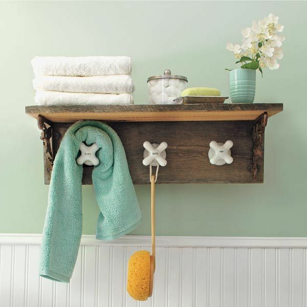 lijepo-modela-ručnik nositelj-of-drva-kupaonica-ideje