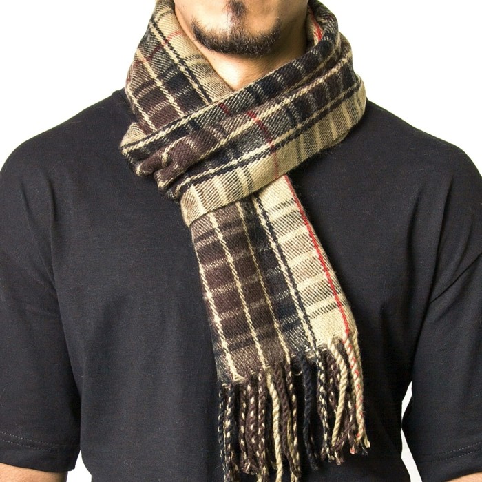 cravate à rayures écharpe foulard-pour-hommes