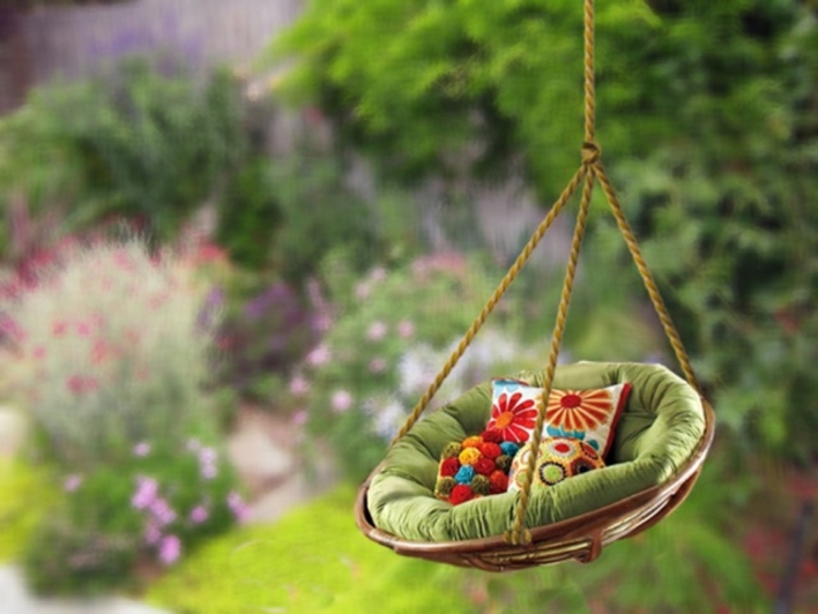 design pour jardin-textile-floral--vert-noble chic, modèle