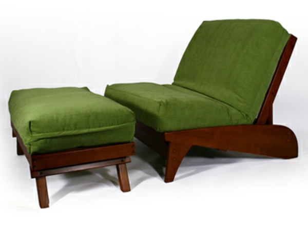 أريكة سرير أخضر